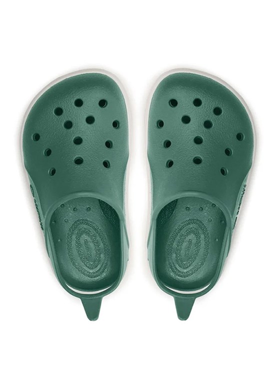 BOATİLUS Rubber Sabot Cloggy Forest/White Erkek Çocuk Sandalet