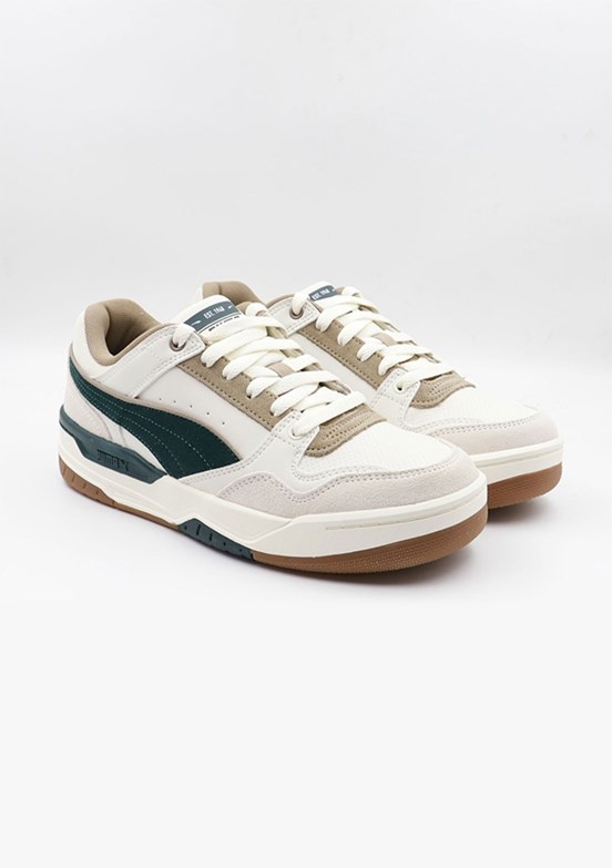 PUMA Rebound Retro Sd - 40021409 Unisex Beyaz Yeşil Sneaker Ayakkabı