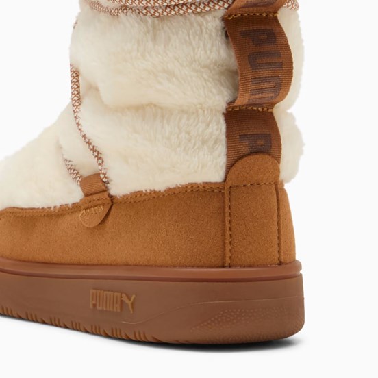 PUMA Krem Kadın Snowbae Suede Bot