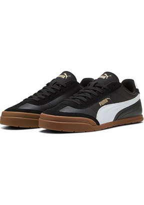 PUMA Super Turino - 40261202 Unisex Siyah Beyaz Sneaker Ayakkabı