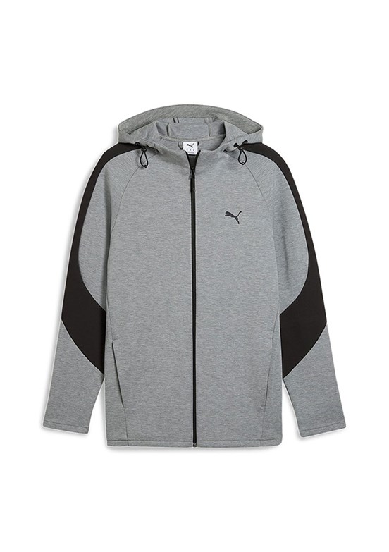 PUMA Evostripe Core - 63152903 Erkek Gri Kapüşonlu Sweatshirt