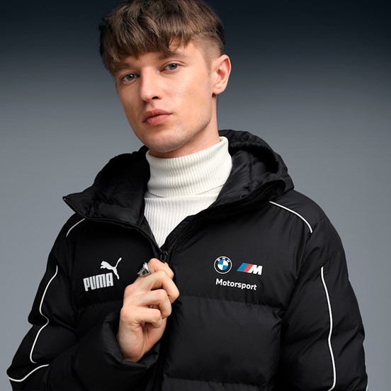 PUMA Siyah Erkek Bmw Mms Mt7+ Eco Şişme Mont