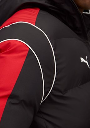 PUMA Siyah Erkek Ferrari MT7 Ecolite Şişme Mont