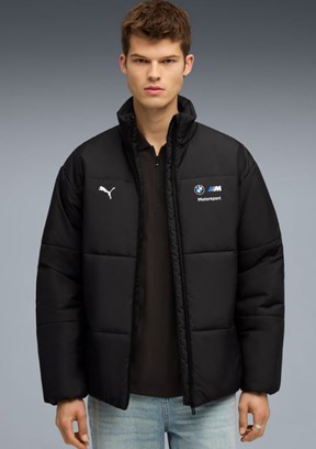 PUMA Siyah Erkek Bmw Mms Ess+ Şişme Mont