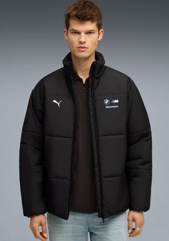 PUMA Siyah Erkek Bmw Mms Ess+ Şişme Mont