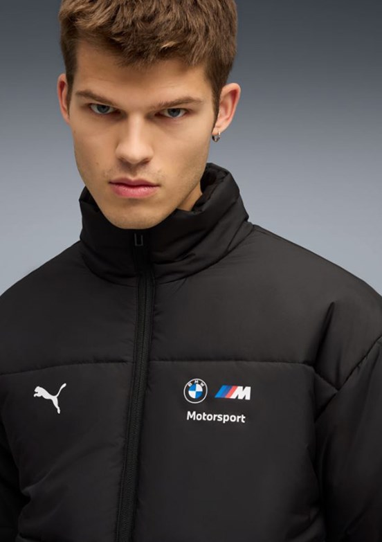 PUMA Siyah Erkek Bmw Mms Ess+ Şişme Mont