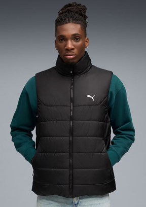 PUMA Ess Padded Vest - 68266301 Erkek Siyah Şişme Yelek