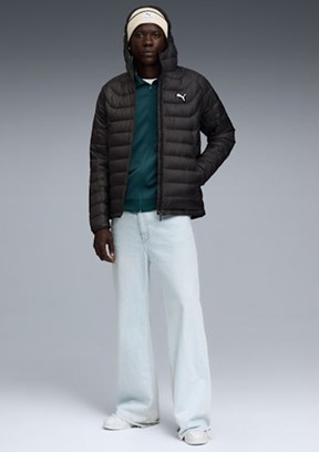 PUMA Siyah Erkek Packlite Hooded Down Kapüşonlu Ceket