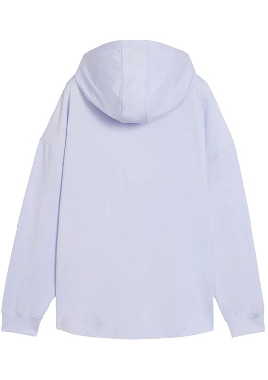 PUMA Cloudspun - 52746088 Kadın Beyaz Fermuarlı Kapşonlu Sweatshirt
