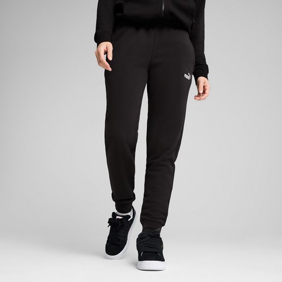 PUMA Siyah Kadın Ess No. 1 Logo Eşofman Altı