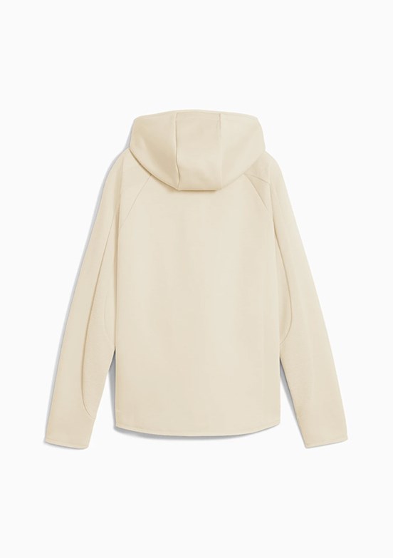 PUMA Beyaz Kadın Evostrıpe Full-Zip Kapüşonlu Sweatshirt