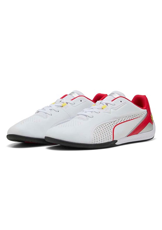 PUMA Beyaz Unisex Scuderia Ferrari Drift Cat 11 Sneaker Ayakkabı