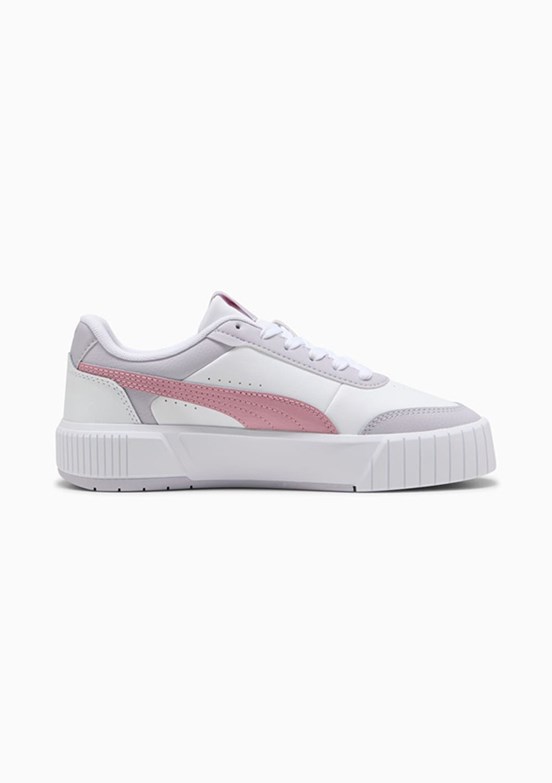 PUMA Carina Mia - 40263712 Kadın Beyaz Pembe Sneaker Ayakkabı