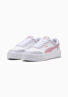 PUMA Carina Mia - 40263712 Kadın Beyaz Pembe Sneaker Ayakkabı
