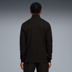 PUMA Siyah Erkek M Cloudspun 1/4 Zip Baskılı T-Shirt