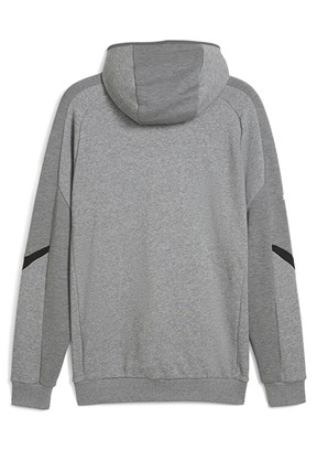 PUMA Bmw Mms Hooded - 63061503 Erkek Gri Fermuarlı Kapşonlu Sweatshirt