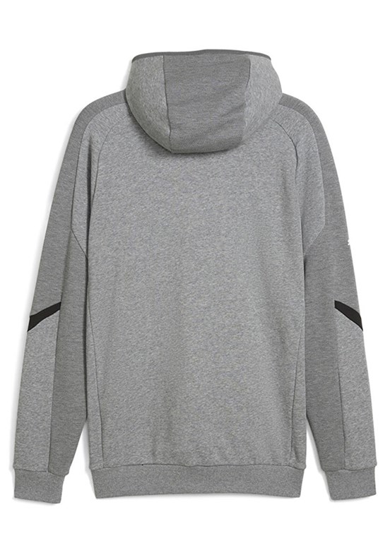 PUMA Bmw Mms Hooded - 63061503 Erkek Gri Fermuarlı Kapşonlu Sweatshirt