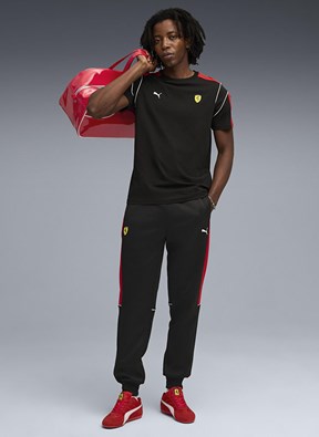 PUMA Ferrari Mt7 Track - 63276501 Erkek Siyah Eşofman Altı