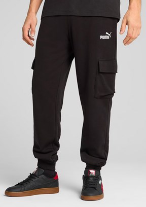 PUMA Essential No. 1 Logo - 68266101 Erkek Siyah Eşofman Altı