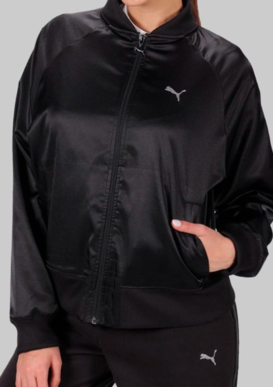 PUMA Ess Elevated Satin Bomber - 69034601 Kadın Siyah Bomber Ceket