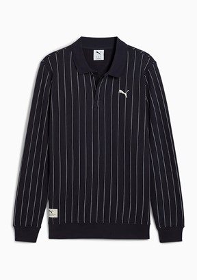 PUMA Lacivert Erkek Class Polo Tr Polo Yaka Sweatshirt