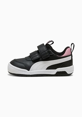 PUMA Multiflex 2 Sl V Lnf - 31215108 Unisex Çocuk Siyah Beyaz Yürüyüş Ayakkabısı