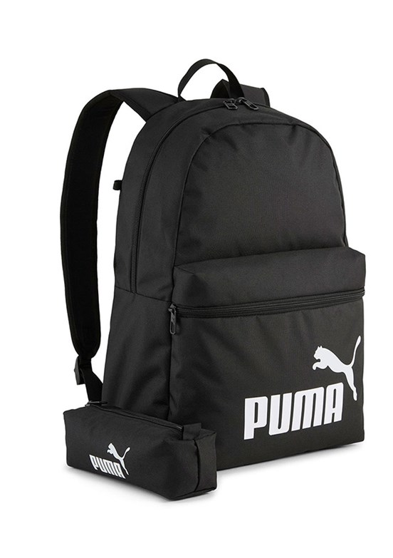 PUMA Phase Kalem Kutulu Unisex Siyah Sırt Çantası