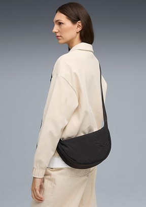 PUMA HER Half Moon Bag Siyah Kadın Omuz Çantası