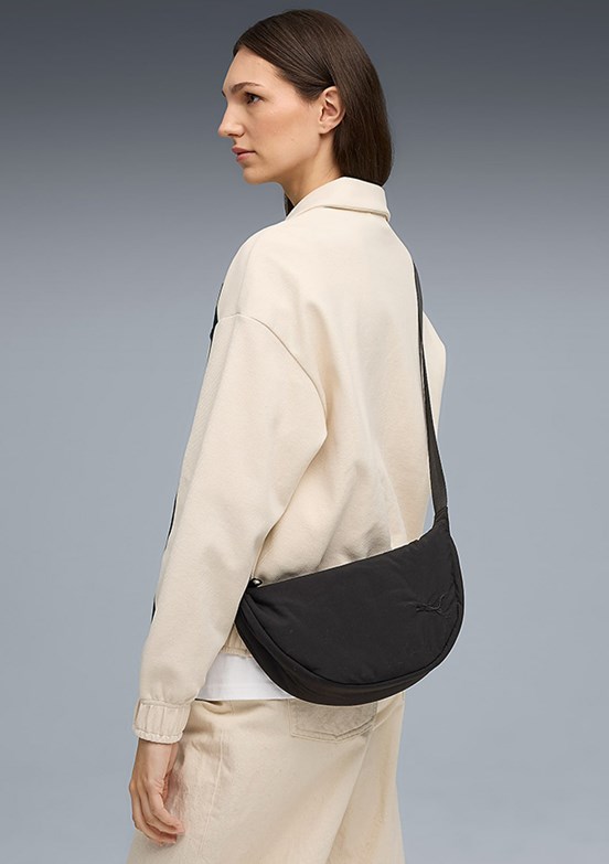 PUMA HER Half Moon Bag Siyah Kadın Omuz Çantası