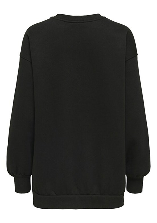ONLY Siyah Kadın Oversize Sweatshirt