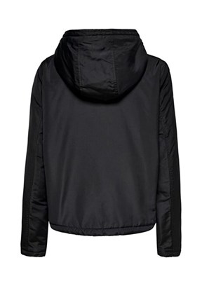 ONLY Siyah Kadın Kapüşonlu Mont