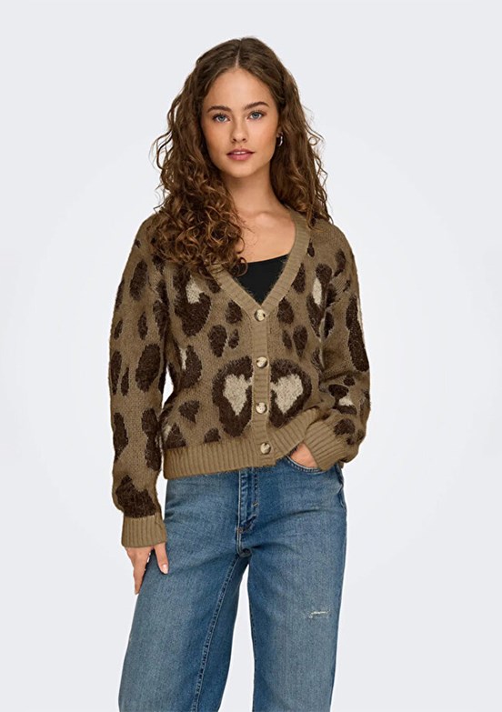 ONLY Krem Kadın Örme Hırka