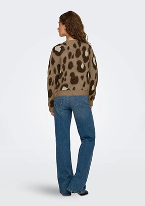 ONLY Krem Kadın Örme Hırka