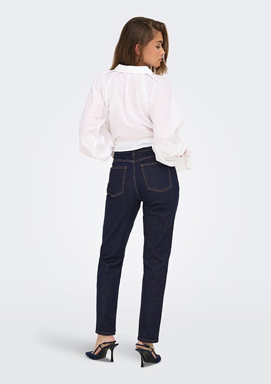 ONLY Mavi Kadın Straight Jean Pantolon