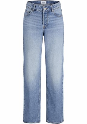 JJXX - 12279585 Kadın Mavi Rahat Kesim Jean Pantolon