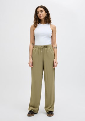 JJXX - 12276523 Kadın Yeşil Rahat Kesim Jean Pantolon