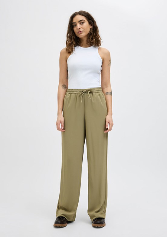 JJXX - 12276523 Kadın Yeşil Rahat Kesim Jean Pantolon