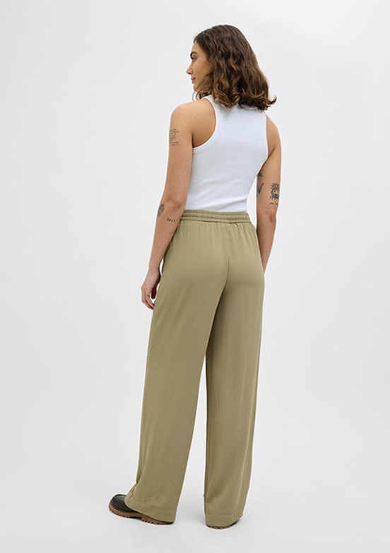 JJXX - 12276523 Kadın Yeşil Rahat Kesim Jean Pantolon