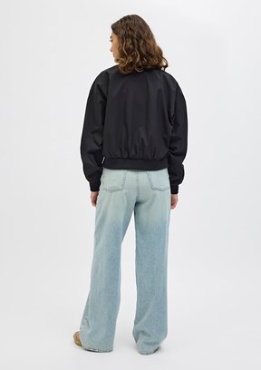 JJXX - 12272840 Kadın Siyah Bomber Ceket