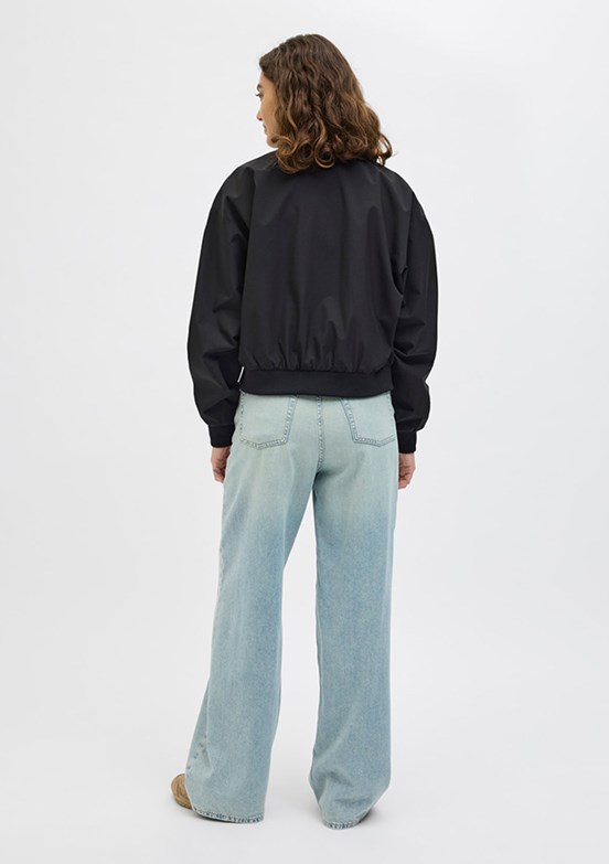 JJXX - 12272840 Kadın Siyah Bomber Ceket