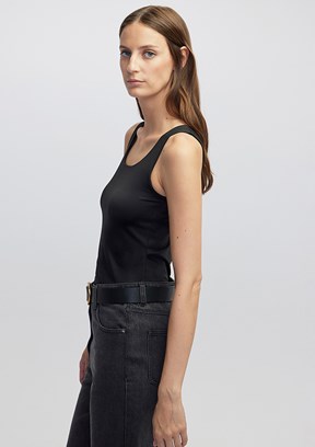 İPEKYOL Siyah Kadın Basic T-shirt
