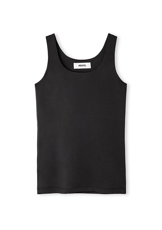 İPEKYOL Siyah Kadın Basic T-shirt
