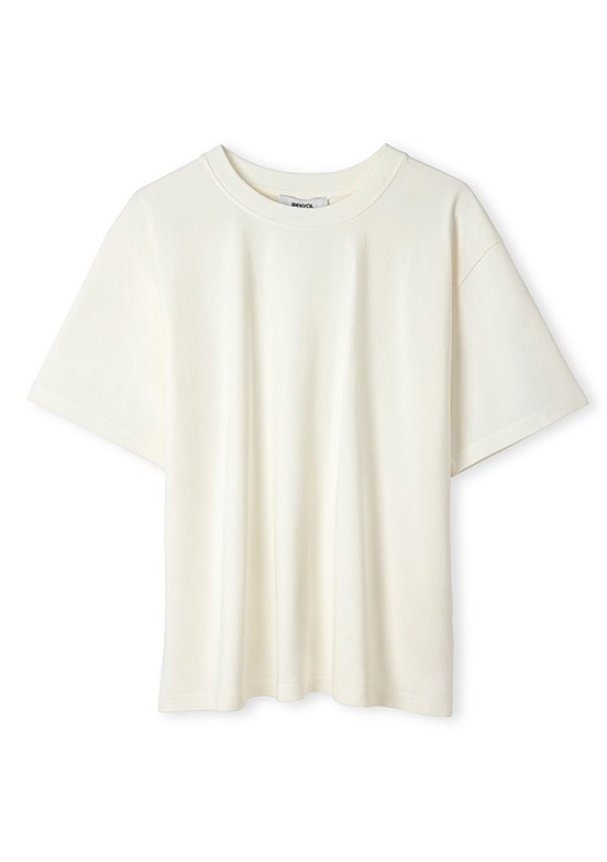 İPEKYOL Ekru Kadın Bisiklet Yaka Basic T-shirt