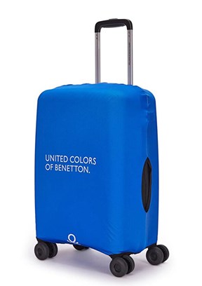 BENETTON Mavi Unisex KILIF Valiz