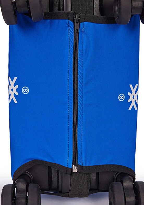 BENETTON Mavi Unisex KILIF Valiz