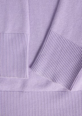 JJXX Comfy Crew Neck Mor Kadın Bisiklet Yaka Kazak