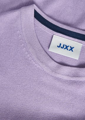 JJXX Comfy Crew Neck Mor Kadın Bisiklet Yaka Kazak