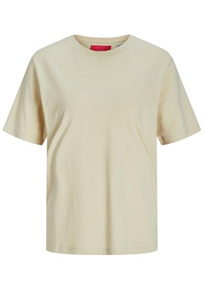JJXX JXANNA Gri Kadın Bisiklet Yaka T-shirt