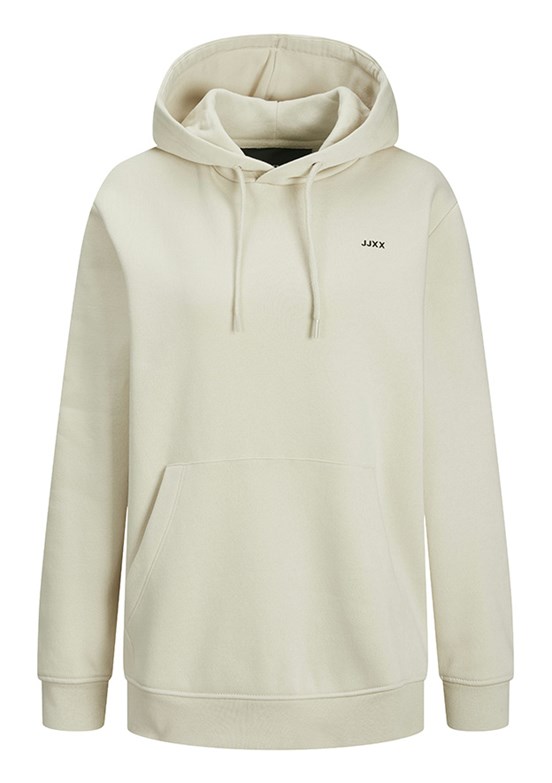 JJXX JXABBIE Beyaz Kadın Kapüşonlu Sweatshirt
