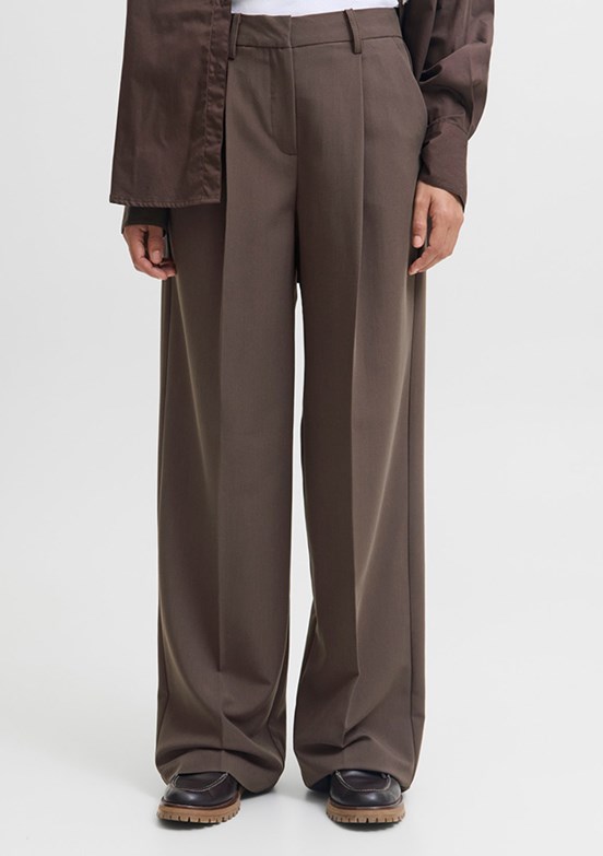 JJXX Kahverengi Kadın Bol Paça Pantolon